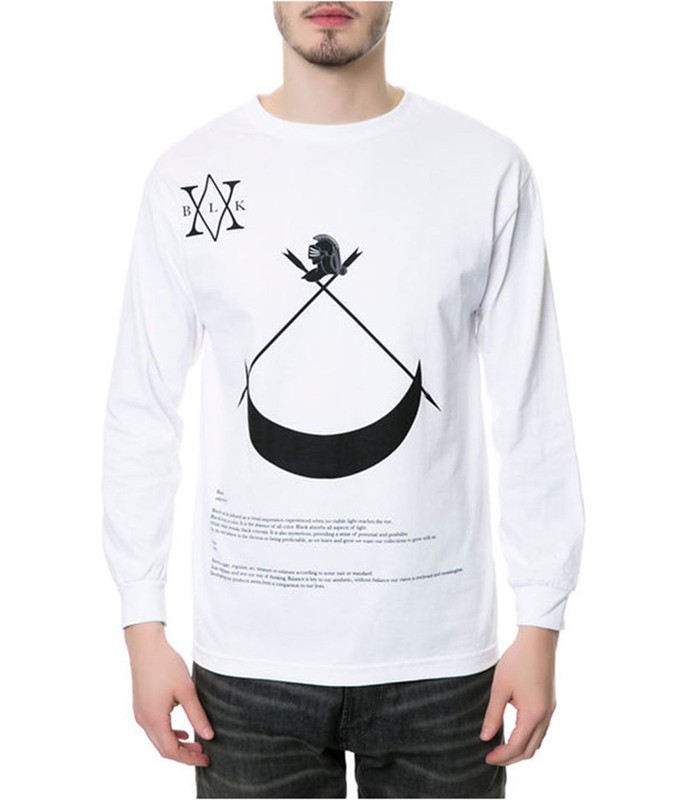 Black Scale Mens The Definition LS Graphic T-Shirt