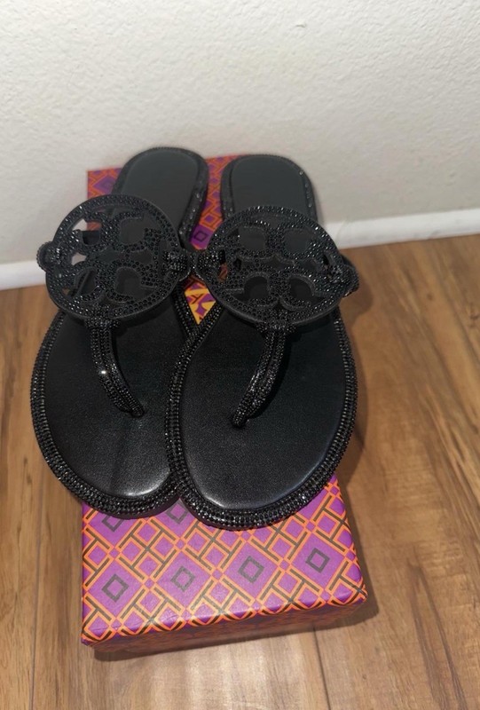 Tory Burch miller sandals 7.5 black