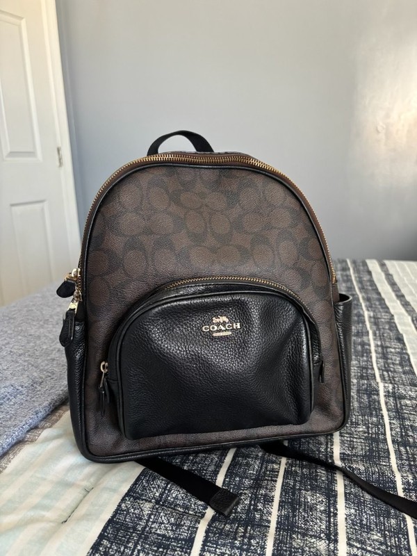 Coach Mini Court Women’s Backpack – Black/Brown