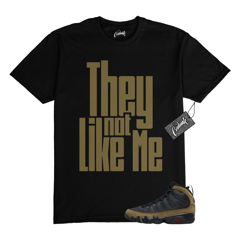 9 Olive 2024 True Red Black Light Military T Shirt to Match NLM Jordan