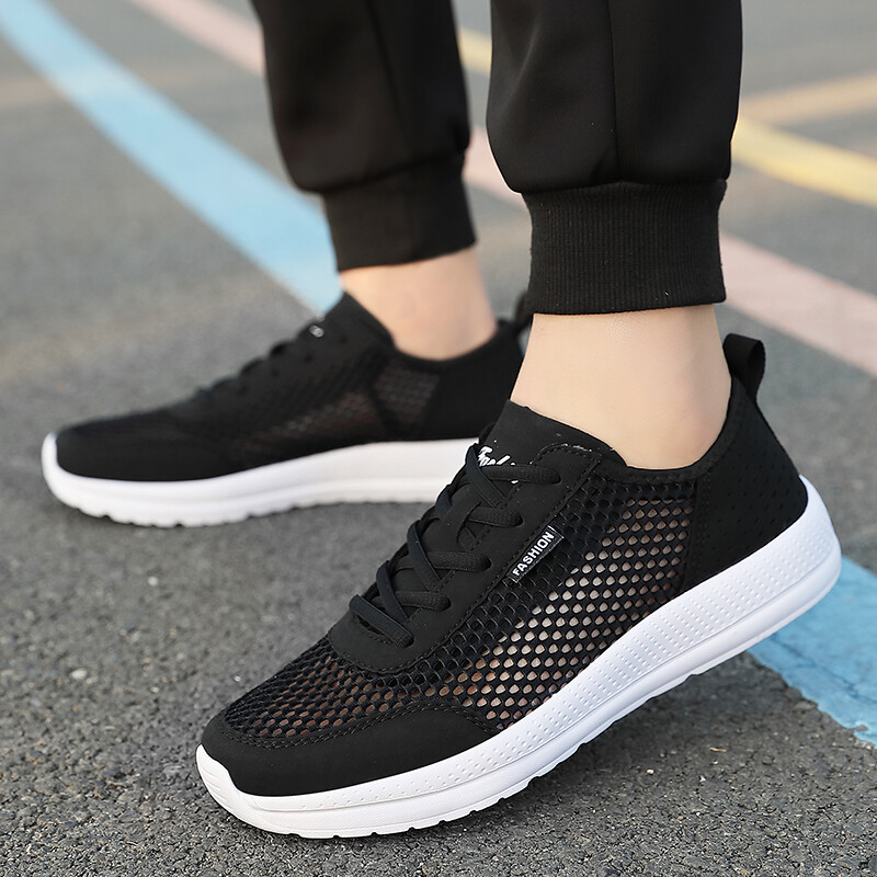 Summer Men's Casual Sports Shoes Breathable Mesh Comfy Gym Fitness Jogging Shoes gallery