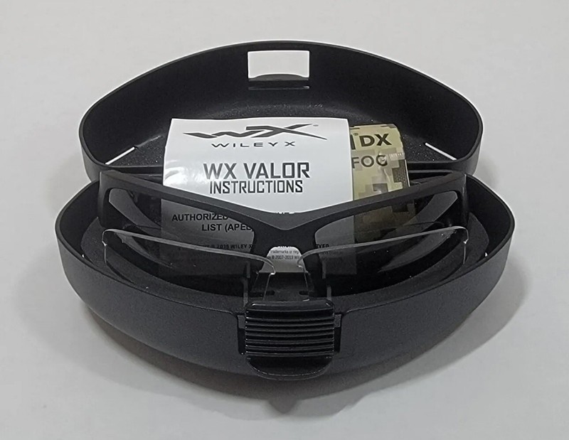 New Wiley X WX Valor Tactical Ballistic. Grey/ Clear Lenses. NSW SOCOM SEAL. gallery