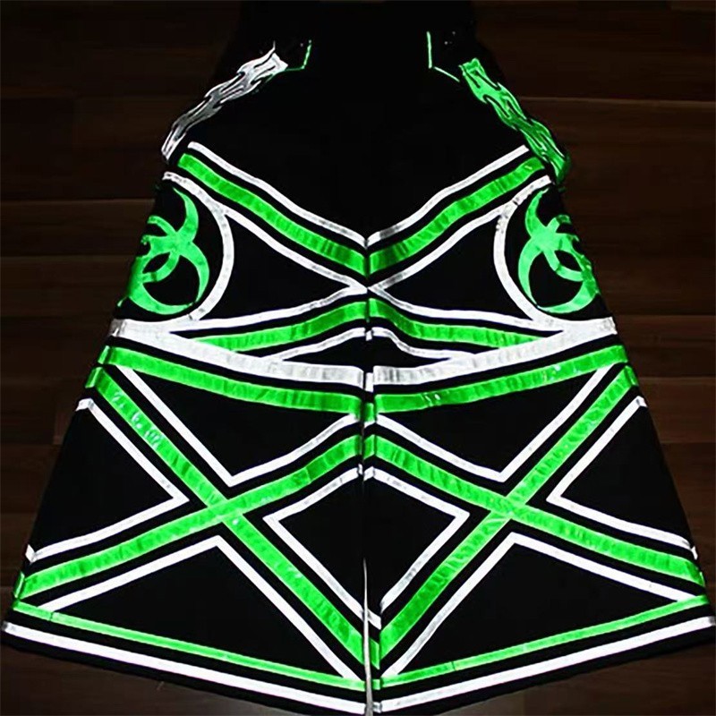 Phat Pants Rave Gear Reflective Dance Hardstyle Reflector Trousers Customized