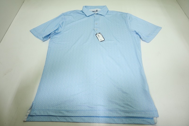 Johnnie-O Island Time_SMS Polo Men Size Medium Majorca Regular New INV12586253