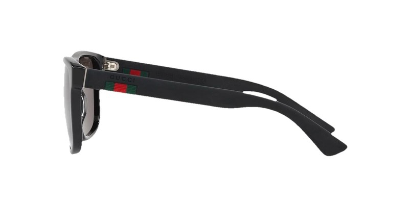 Gucci GG0010S Fashion Sunglasses 58mm - Black/Grey gallery