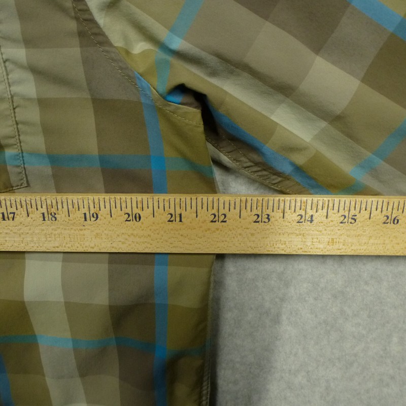 Patagonia Shirt Mens Medium Brown Plaid Lightweight Polyamide Polyester Casual gallery