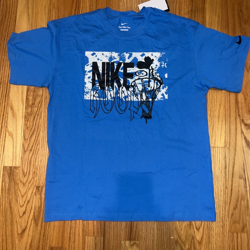 Nike Men's T-Shirt Logo Swoosh Printed Athletic Active Short Sleeve Shirt