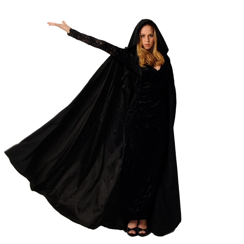 Halloween Costume, Shiny Velvet Cape for Men and Women, Five Sizes, P…
