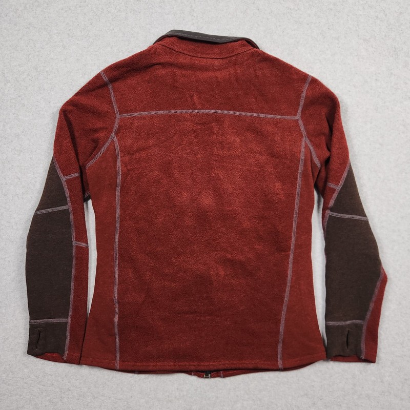Kuhl Jacket Mens Small Red Interceptr Fleece Kashmira Full Zip Outdoors Hiking gallery