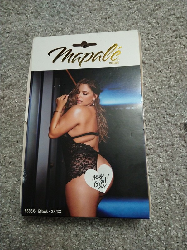 New Mapale Laci Black 2X/3X Crotchless Bodysuit gallery