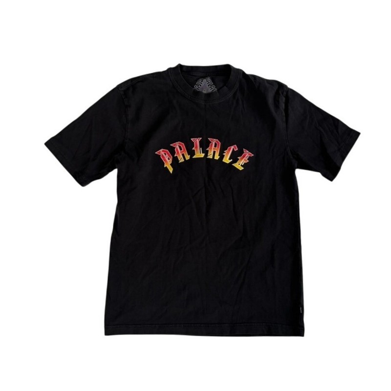Palace X Spitfire T Shirt Sz M Black P-fire P-head Skateboards Sk8 Skater