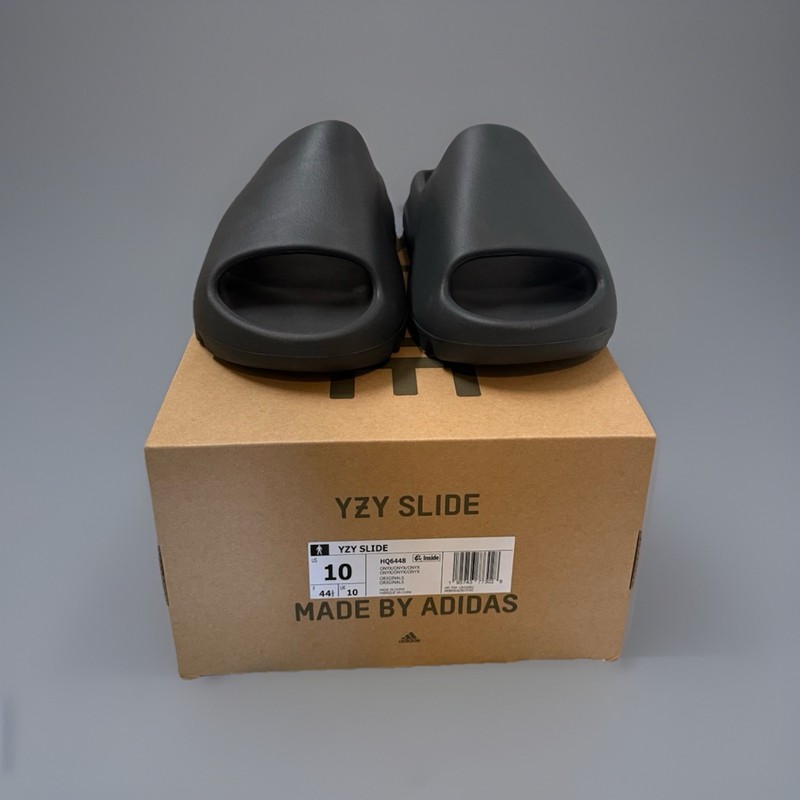 Adidas Yeezy Slide Onyx HQ6448 Men’s Slides Black Authentic Sizes 5-12