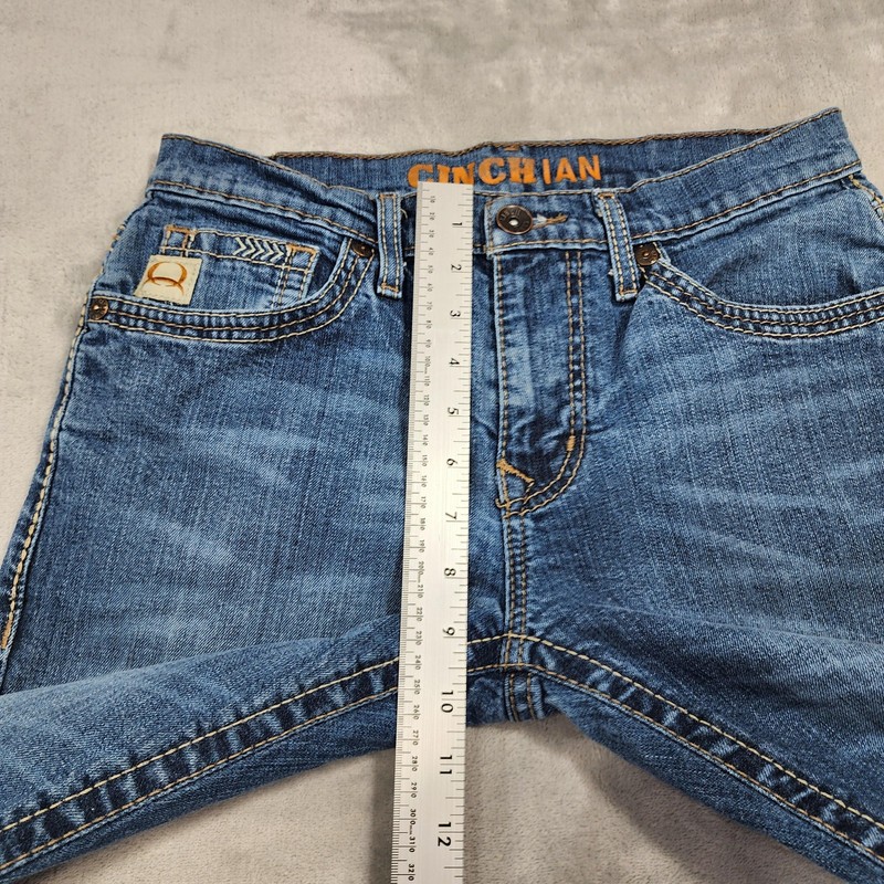 Cinch Jeans Mens 29x32 Blue Medium Wash Ian Slim Bootcut Stretch Denim Western gallery