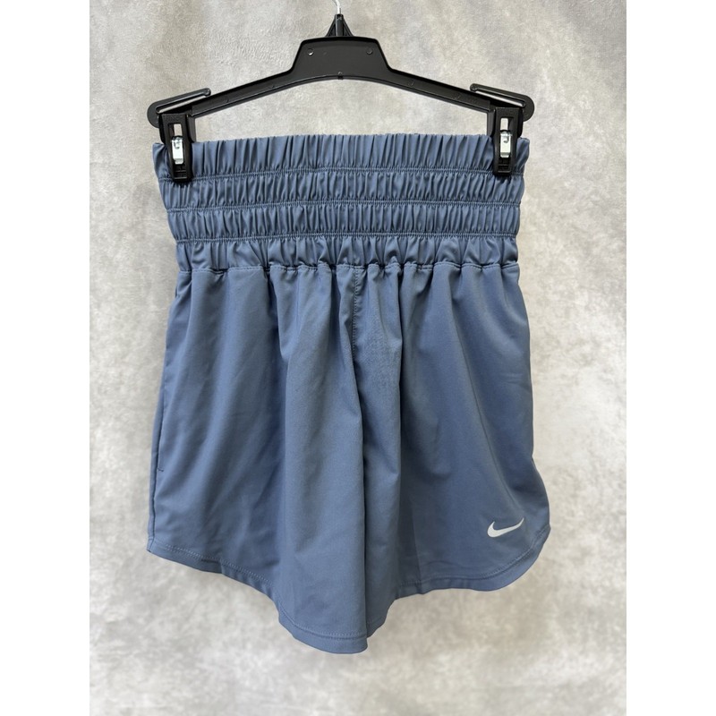 Nike One Shorts XS Blue Chill High-Waist NWT