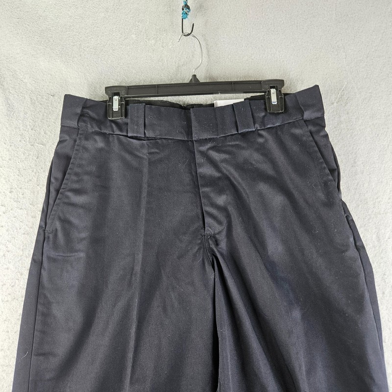 Elbeco Tek 3 Pants Men 34 Navy Blue Uniform Workwear Trousers Polyester Raw Hem gallery