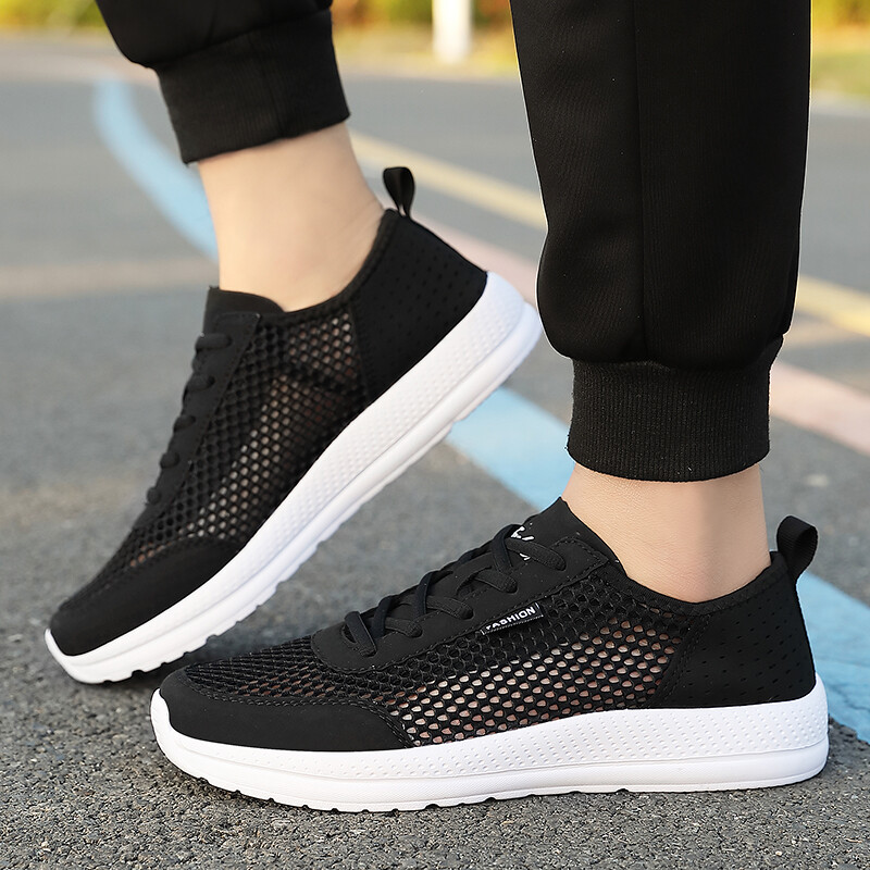 Summer Men's Casual Sports Shoes Breathable Mesh Comfy Gym Fitness Jogging Shoes gallery