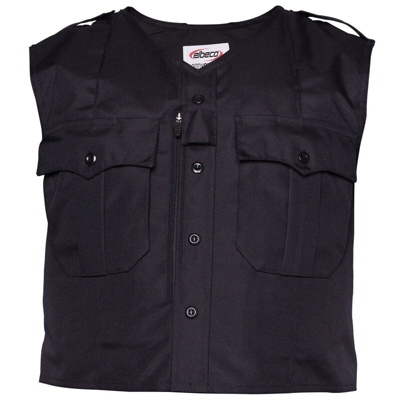 SMALL LONG BLACK ELBECO V4 BODYSHIELD EXTERNAL VEST ARMOR CARRIER BLACK V3110B