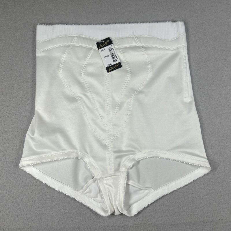 Rago 6296 High Waist Contour Shaping Brief L/30 White