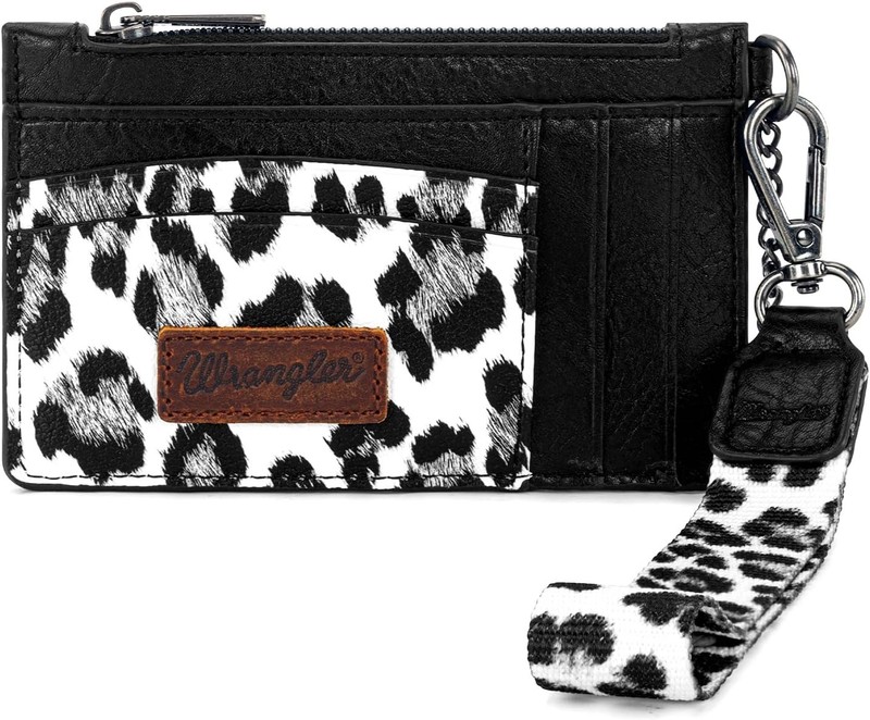 X Wrangler Wallet for Women Ladies Female Card Cases & Money Leopard