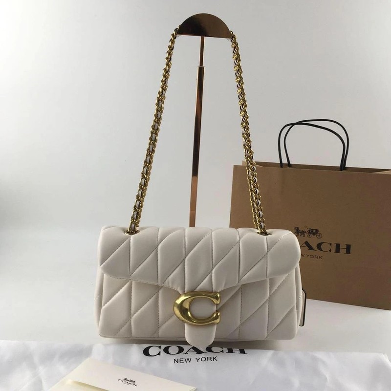 COACH Tabby Shoulder Bag 26 Quilted CP150 Burgundy Nappa Leather Outlet New