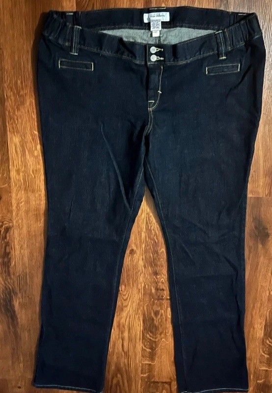 Liz Lang Trinity For Target Women’s Denim Jeans Size 14 Button And Zip Up Waist