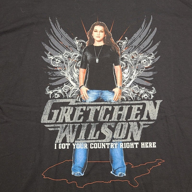 Gretchen Wilson I Got Your Country Right Here Black All Size Shirt HE850