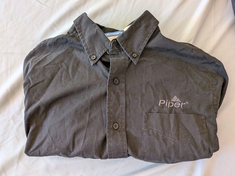 Piper aircraft Men’s M Long Sleeve Button-Down Shirt