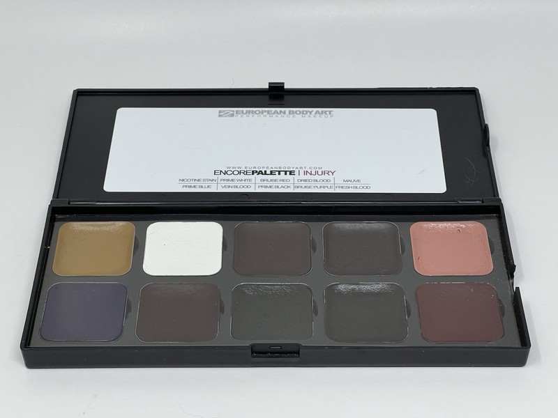 European Body Art Encore Alcohol Activated Body & Face Paint Palette, # «INJURY»