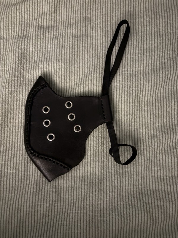 Homemade Leather Mask For Fun Halloween Costume gallery