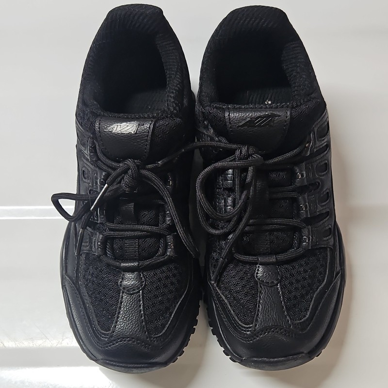 Avia Avi-Motion Women’s Black Mesh Cushioned Lace-Up Walking Sneakers W