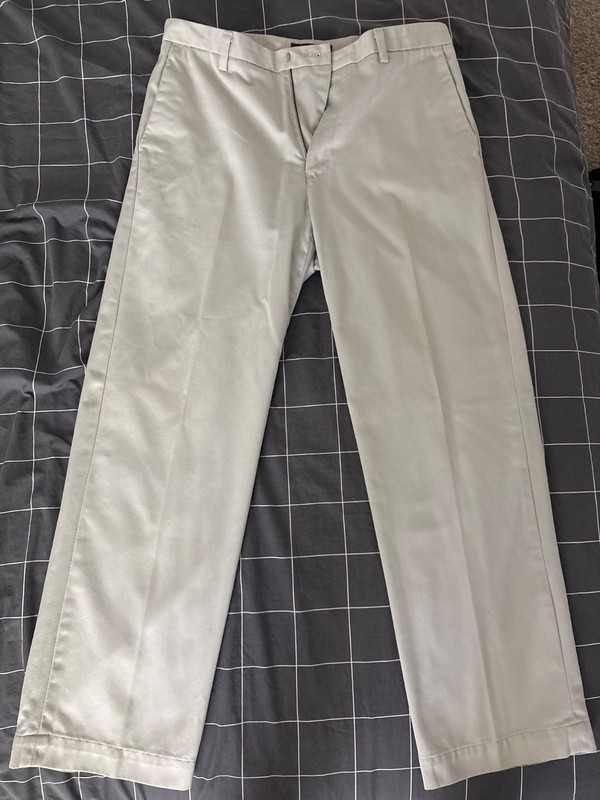 Banana Republic Straight Fit Chinos Mens 36×34 Khaki Casual Everyday Trousers
