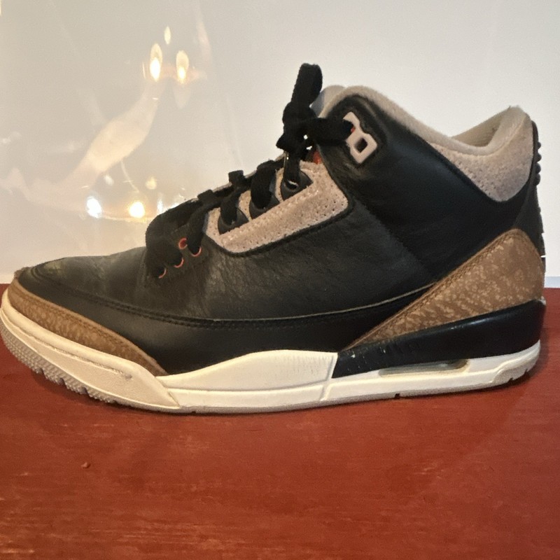 Sz 8M Jordan Air Jordan 3 Retro Mid Top Desert Elephant Black/Gray NO BOX