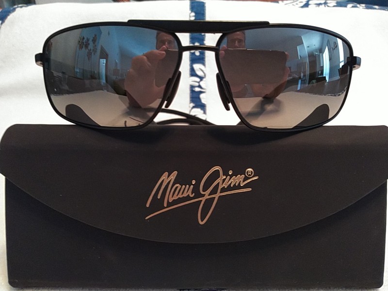 Maui Jim CUSTOM Keanu MJ-271-2M Sunglasses Matte Black Gray Polarized 64-15-130