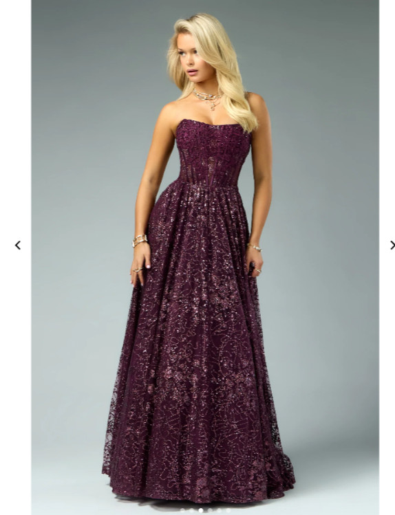 Aria glitter sequin ballgown size 13 New with out tags