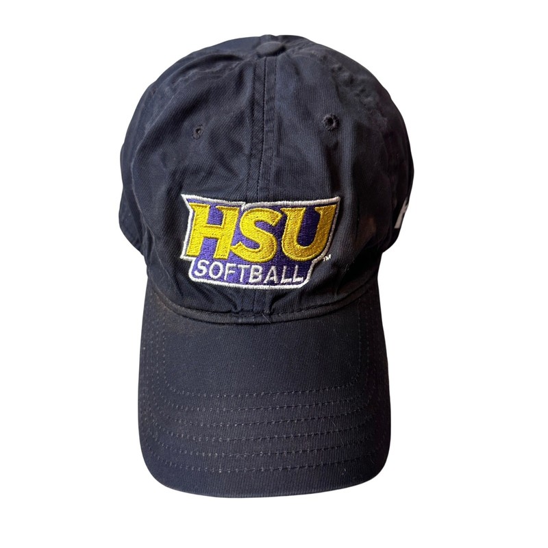 Under Armour Hat Mens OSFA Black HSU Softball UA Free Fit Cap 1282140 Adjustable