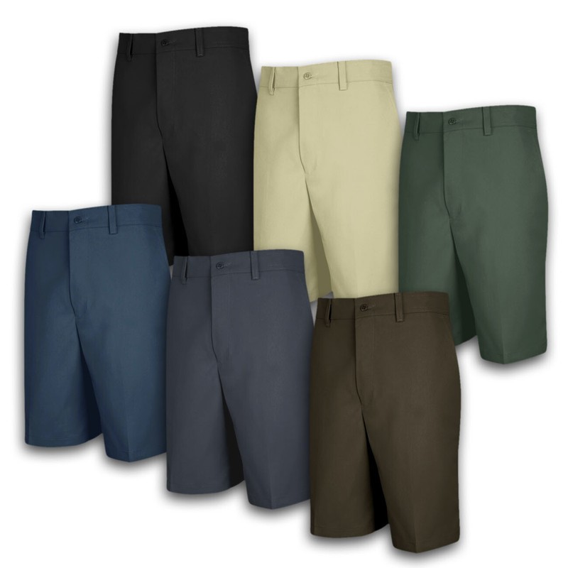 Red Kap Work Shorts Dura-Kap Plain Front Men’s Industrial Uniform