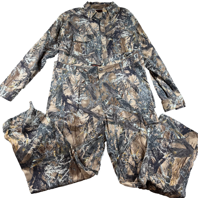 True Timber Camo Shirt Pants Set Mens L Hunting Tactical Outdoors
