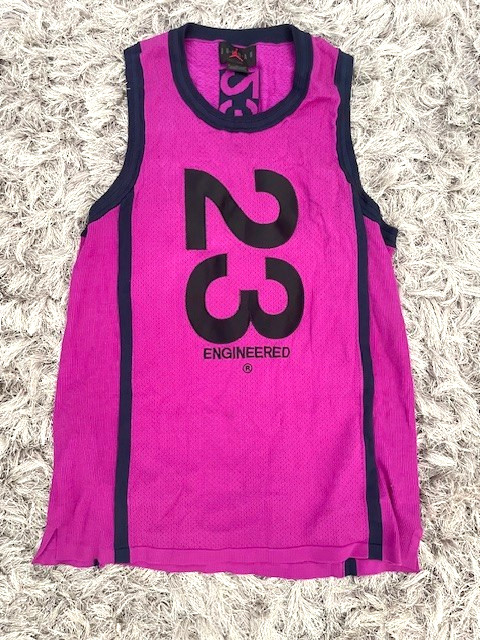 Jordan 23 Engineered Tank Top Mens XL Purple Black Basketball Shirt Mesh Nike
