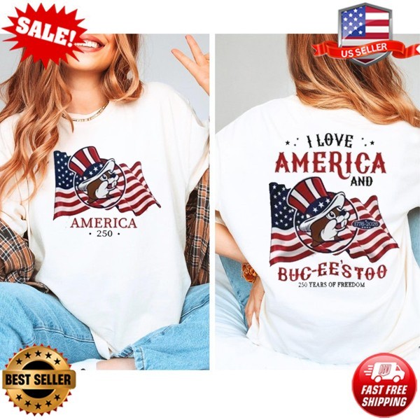 Buc-ee’s America 250th Anniversary T-Shirt 250 Years of Freedom T-Shirt S-5XL