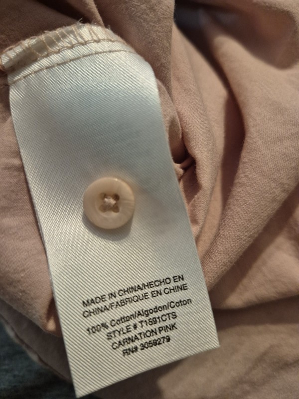Thread + Supply Sz L Shirt. Carnation Pink, NWT. 100% Cotton Thread & Supply Top gallery