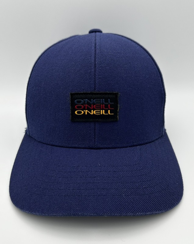 Oneill Cap Hat Adult Adjustable Snapback Blue 80% Acrylic 20% Wool Look
