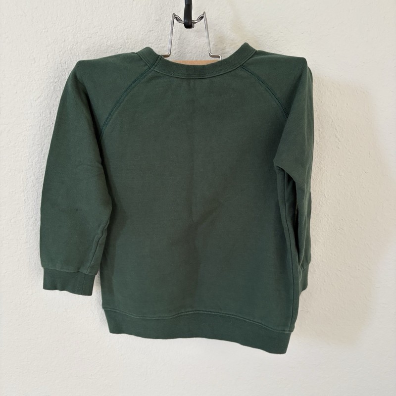 Whistle & Flute Penguin Graphic Sweatshirt Dark Green 5-6Y gallery