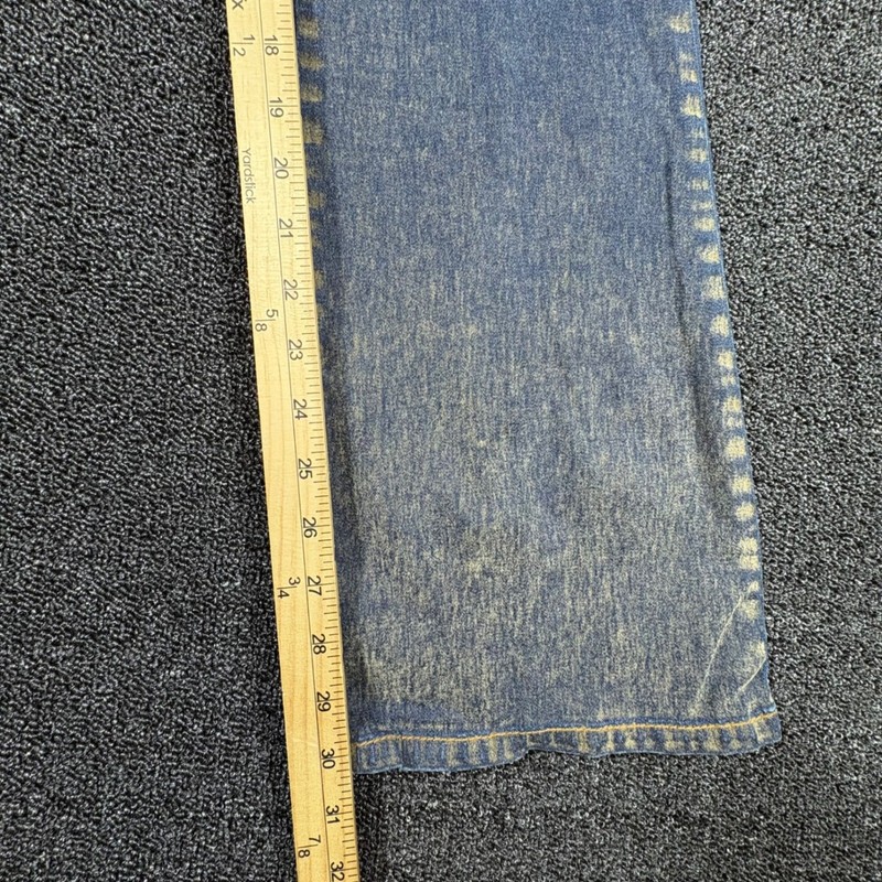 Vintage Bongo Let Me B. Flocked Flare Jeans Womens 1 Button Fly No Back Pockets gallery
