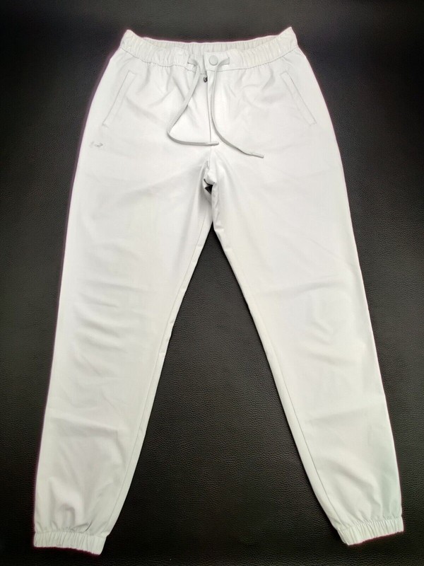 Under Armour Teens S/M Snap/Zip/Drawstring Light Grey Tapered 28″ Jogger/Pant