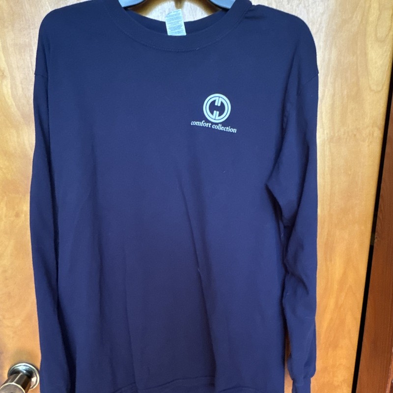 Gildan Comfort Collection Heavy Cotton Navy Anchor Nautical Graphic Tee Men’s L