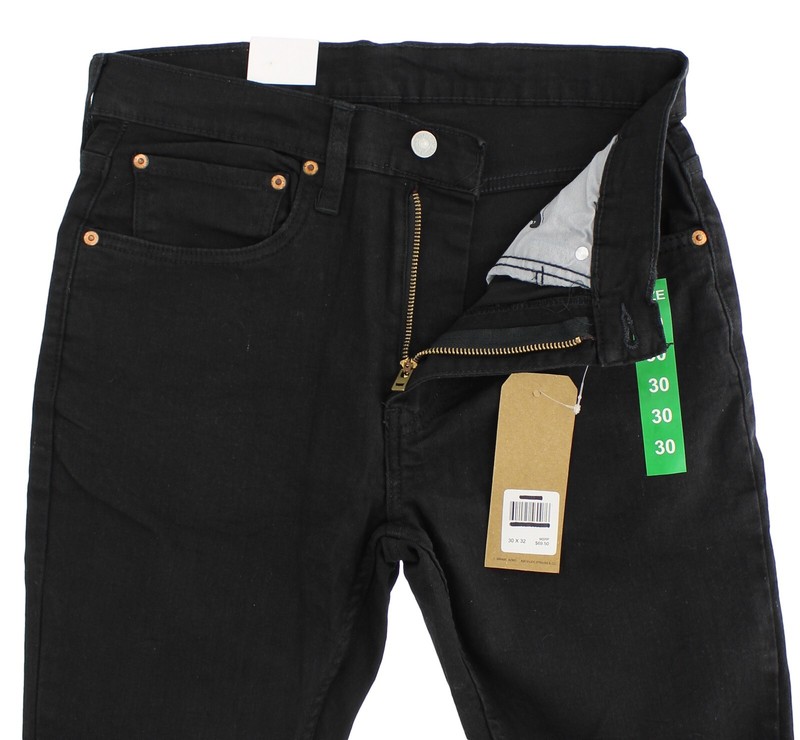 Levi's Men's 511 Slim Jeans, Low Rise Flex Stretch Slim Fit Tapered Pants, Black gallery