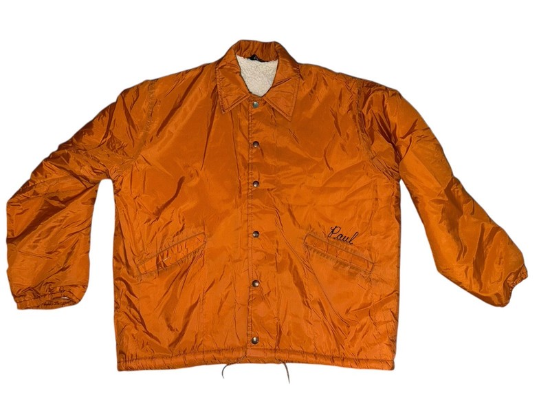 Windless Flapjacket Sweet Seven Nubians Vintage Sherpa Lined Coat Sz Mens Large