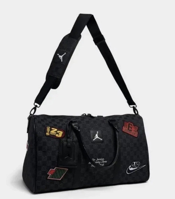 Michael Jordan Monogram Luxury Duffle Bag Luggage Travel Vacation Champion Nike