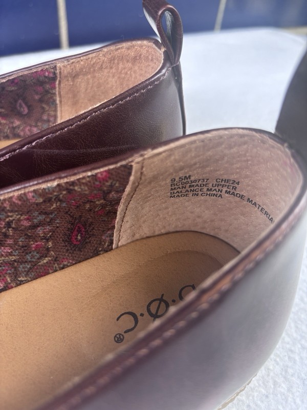 B.O.C by Børn Women's brown Lara Mary Jane flats Strapped Size 9.5M NWT gallery