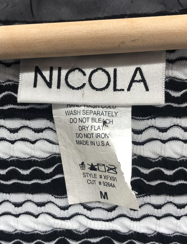 Nicola Womens Blouse Size M V Neck Sheer Ruffle Trim Career Business Church gallery